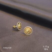 حلق بناتي ذهب عيار 18