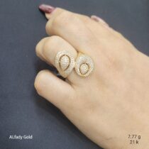 خاتم بناتي ذهب عيار 21