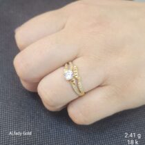 خاتم بناتي ذهب عيار 18⁩⁩