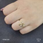 خاتم بناتي ذهب عيار 18⁩⁩
