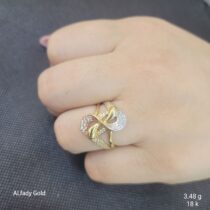 خاتم بناتي ذهب عيار 18⁩⁩