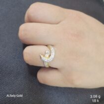 خاتم بناتي ذهب عيار 18⁩⁩