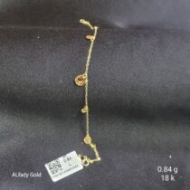 انسيال بناتي ذهب عيار 18