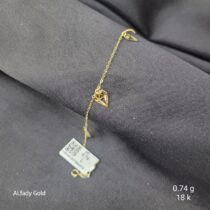 انسيال بناتي ذهب عيار 18