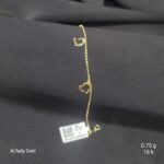 انسيال بناتي ذهب عيار 18