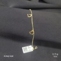 انسيال بناتي ذهب عيار 18