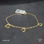 انسيال بناتي ذهب عيار 18