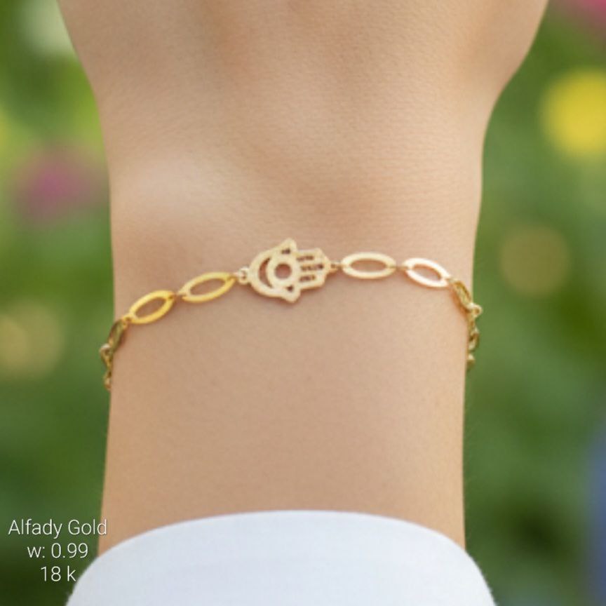 انسيال ذهب عيار 18