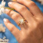 خاتم ذهب بناتي عيار 18 أنيق