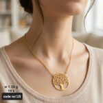 سلسلة بناتية فضية بتصميم ناعم وعصري