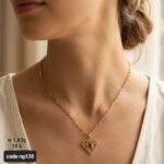 سلسلة ذهب عيار 18 بتصميم أنيق للبنات