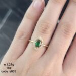 خاتم ذهب عيار 18 أنيق بتصميم عصري