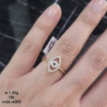 خاتم ذهب بناتي عيار 18