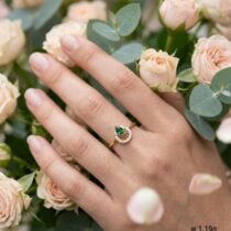 خاتم بناتي ذهب عيار 18