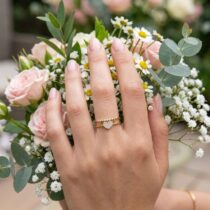 خاتم ذهب بناتي عيار 18