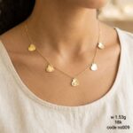 سلسلة ذهب بناتي عيار 18 بتصميم أنيق