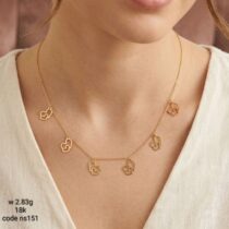 سلسلة ذهب بناتية عيار 18