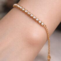 انسيال ذهب بناتي عيار 21