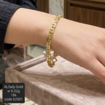 انسيال ذهب عيار 18 بتصميم فاخر وجذاب لمسة أناقة لا مثيل لها