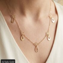 سلسلة ذهب عيار 18 بتصميم عصري وأنيق يناسب ذوقك الرفيع