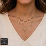 سلسلة ذهب عيار 18 رقيقة بتصميم عصري وجذاب
