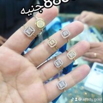 خاتم ذهب عيار 18 بتصميم أنيق وجذاب