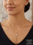 سلسلة ذهب عيار 21 رقيقة بتصميم عصري وجذاب
