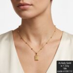 سلسلة ذهب عيار 18 بتصميم أنيق ومميز يزين طفلتك
