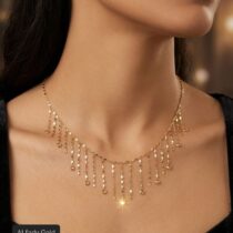سلسلة ذهب عيار 18 بتصميم راقي وعصري