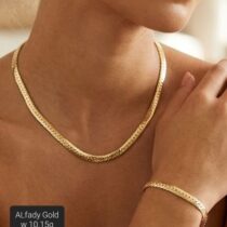 سلسلة ذهب عيار 18 بتصميم راقي وجذاب