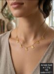 سلسلة ذهب عيار 18 بتصميم رقيق ومميز للفتيات